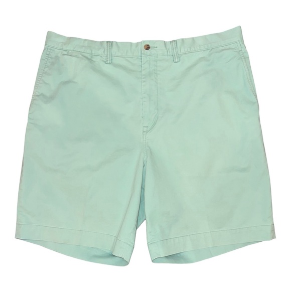 Polo Ralph Lauren Men’s Chino Classic Fit Shorts 9” Sz 40 Pastel Mint Green - Picture 1 of 5